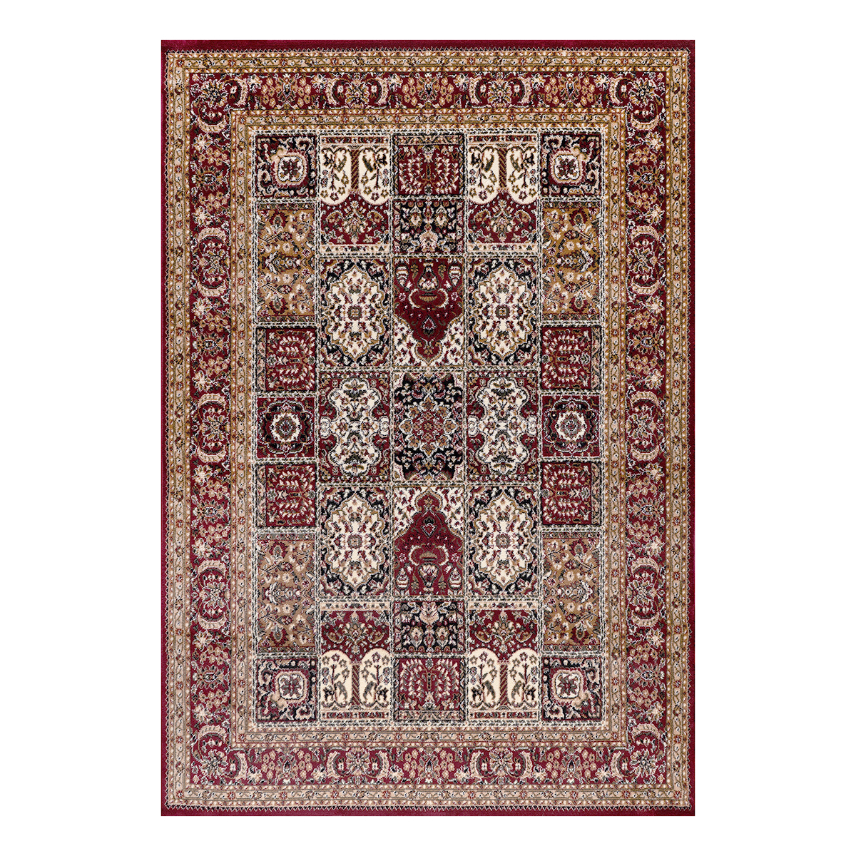 Χαλί (200X290) Polcarpet Focus 12223 Red Χαλιά Σαλονιού Χειμερινά Κλασικά Spitishop