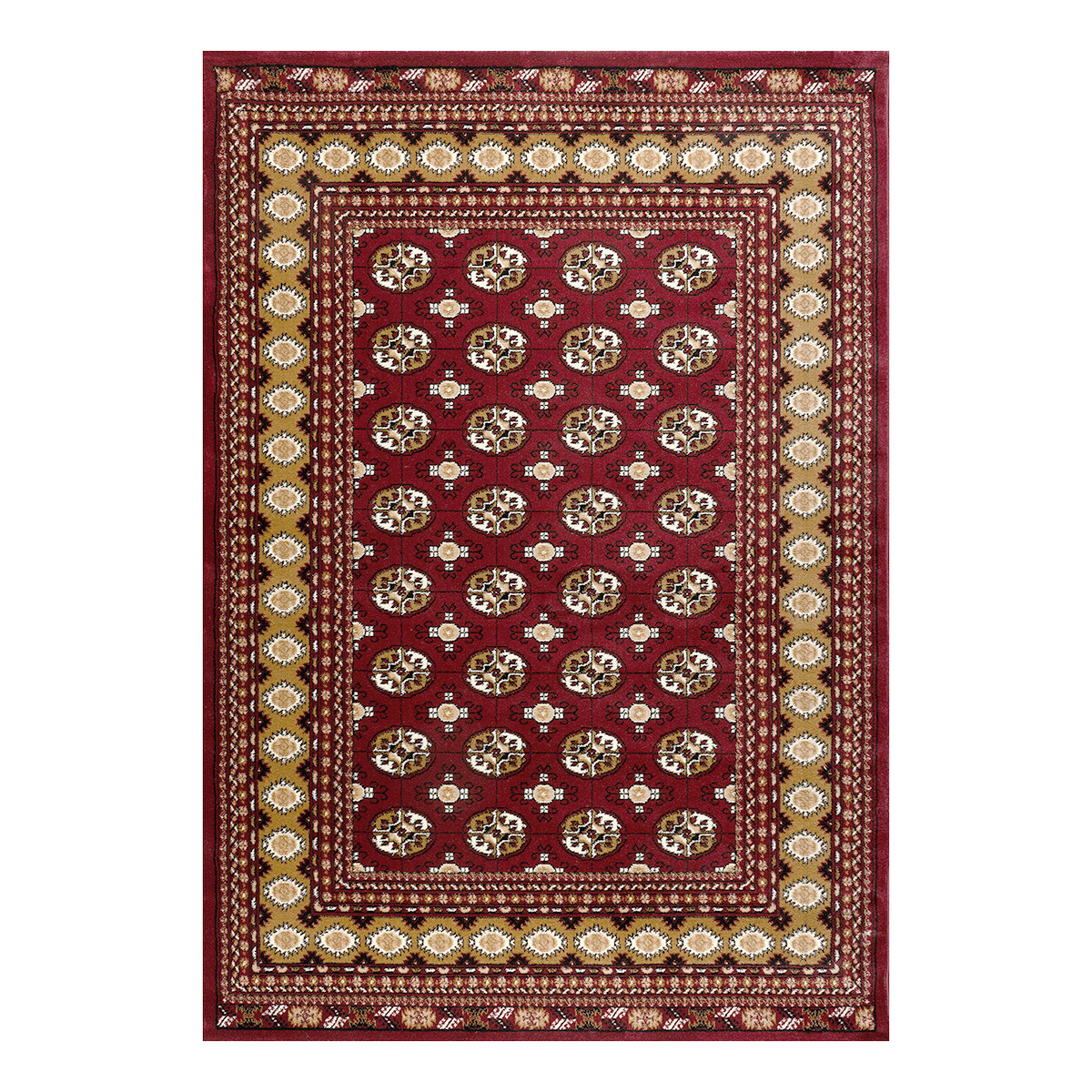 Χαλί (200X290) Polcarpet Focus 9208 Red Χαλιά Σαλονιού Χειμερινά Κλασικά Spitishop