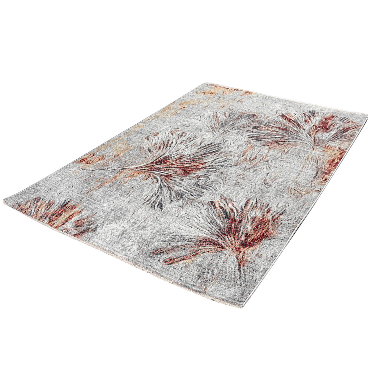 Χαλί (160X230) Polcarpet Mystic Kilvana 6812 L Grey Silver Χαλιά Σαλονιού Χειμερινά Μοντερνα Spitishop