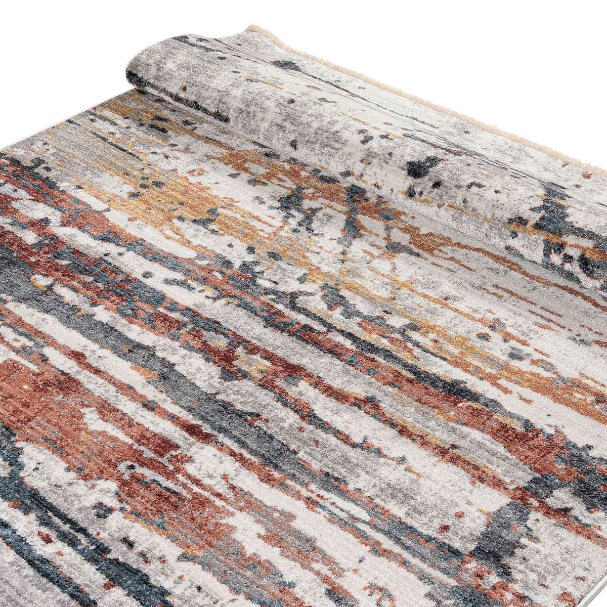 Χαλί (160X230) Polcarpet Mystic Kilvana 3711 Silver Grey Χαλιά Σαλονιού Χειμερινά Μοντερνα Spitishop