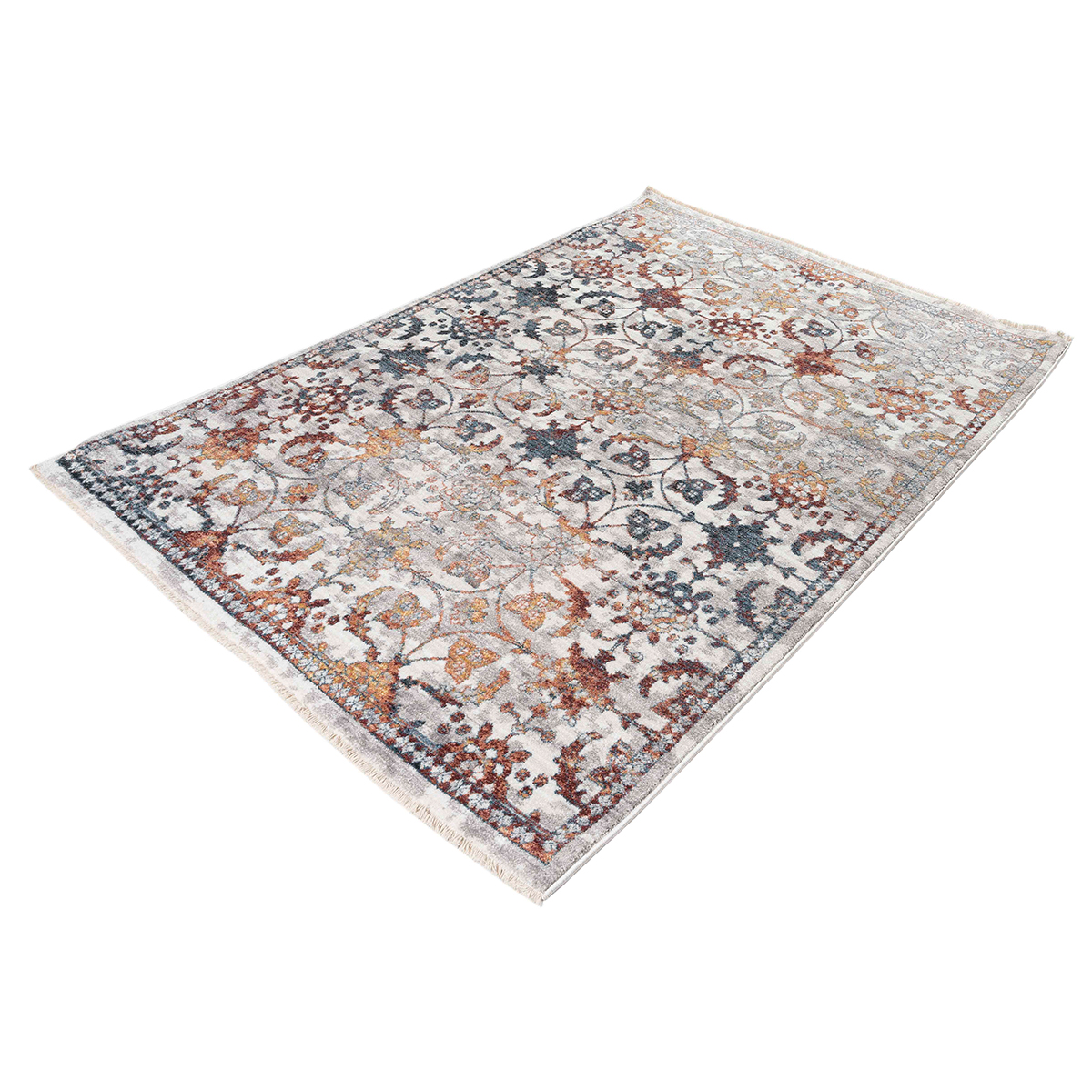 Χαλί (160X230) Polcarpet Mystic Kilvana 5088 Silver Rose Χαλιά Σαλονιού Χειμερινά Spitishop