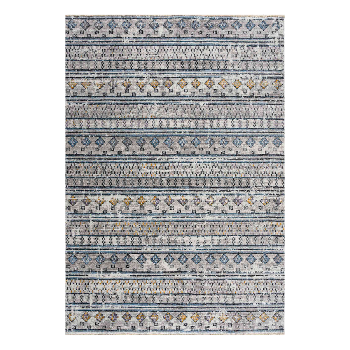 Χαλί (160X230) Polcarpet Mystic Kilvana 3614 Silver Χαλιά Σαλονιού Χειμερινά Μοντερνα Spitishop