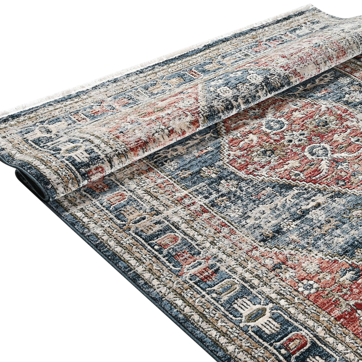 Χαλί (200x290) Polcarpet Allegra Valencia 542 L.Blue/Rose