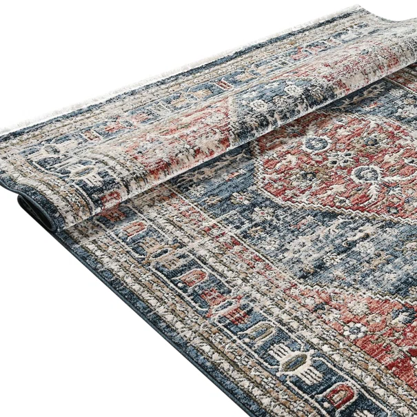 Χαλί (200x290) Polcarpet Allegra Valencia 542 L.Blue/Rose
