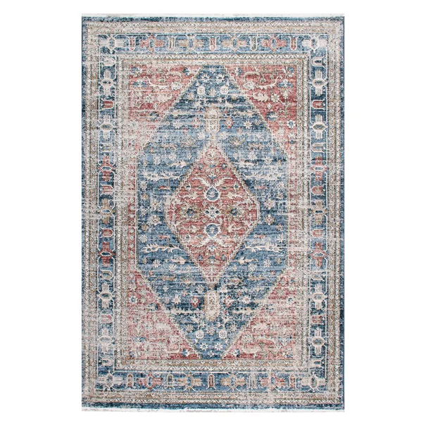 Χαλί (200x290) Polcarpet Allegra Valencia 542 L.Blue/Rose