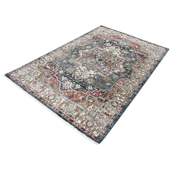 Χαλί (160x230) Polcarpet Allegra Valencia 545 L.Grey/Blue