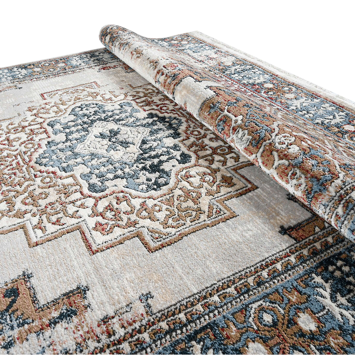 Χαλί (160x230) Polcarpet Allegra Valencia 534 L.Grey/Blue