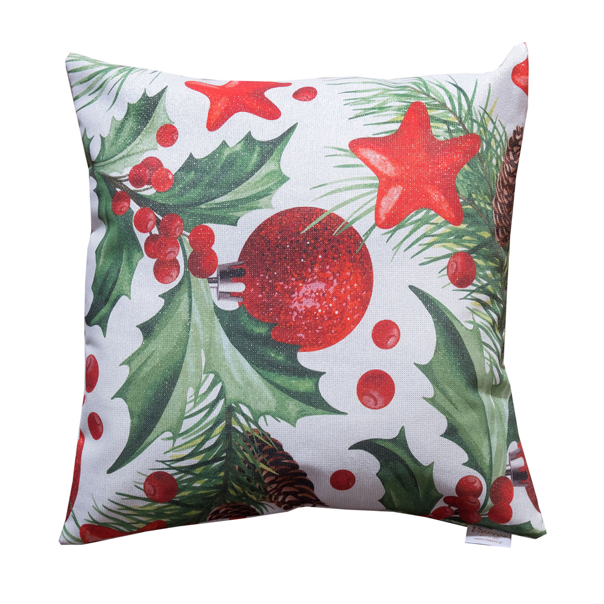 Χριστουγεννιάτικο Μαξιλάρι (45x45) Viopros Christmas 4502