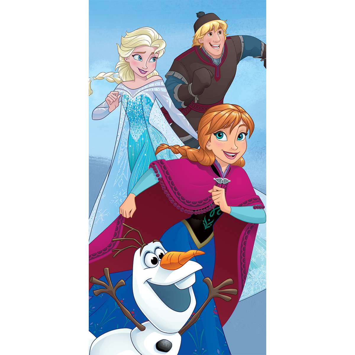 Παιδική Πετσέτα Θαλάσσης (70x140) Viopros Frozen 49 320gsm