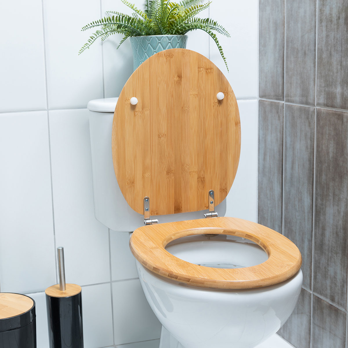 Καπάκι Λεκάνης (43x35) Estia Bamboo Essentials 02-13059