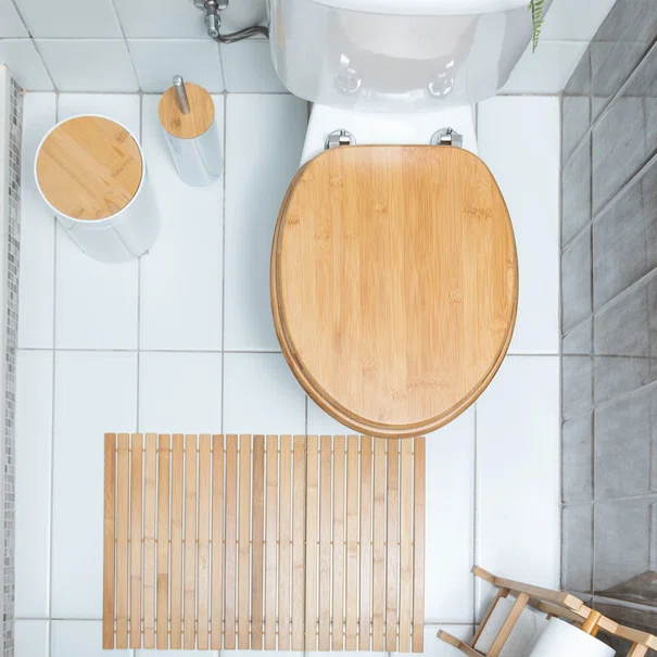 Καπάκι Λεκάνης (43x35) Estia Bamboo Essentials 02-13059