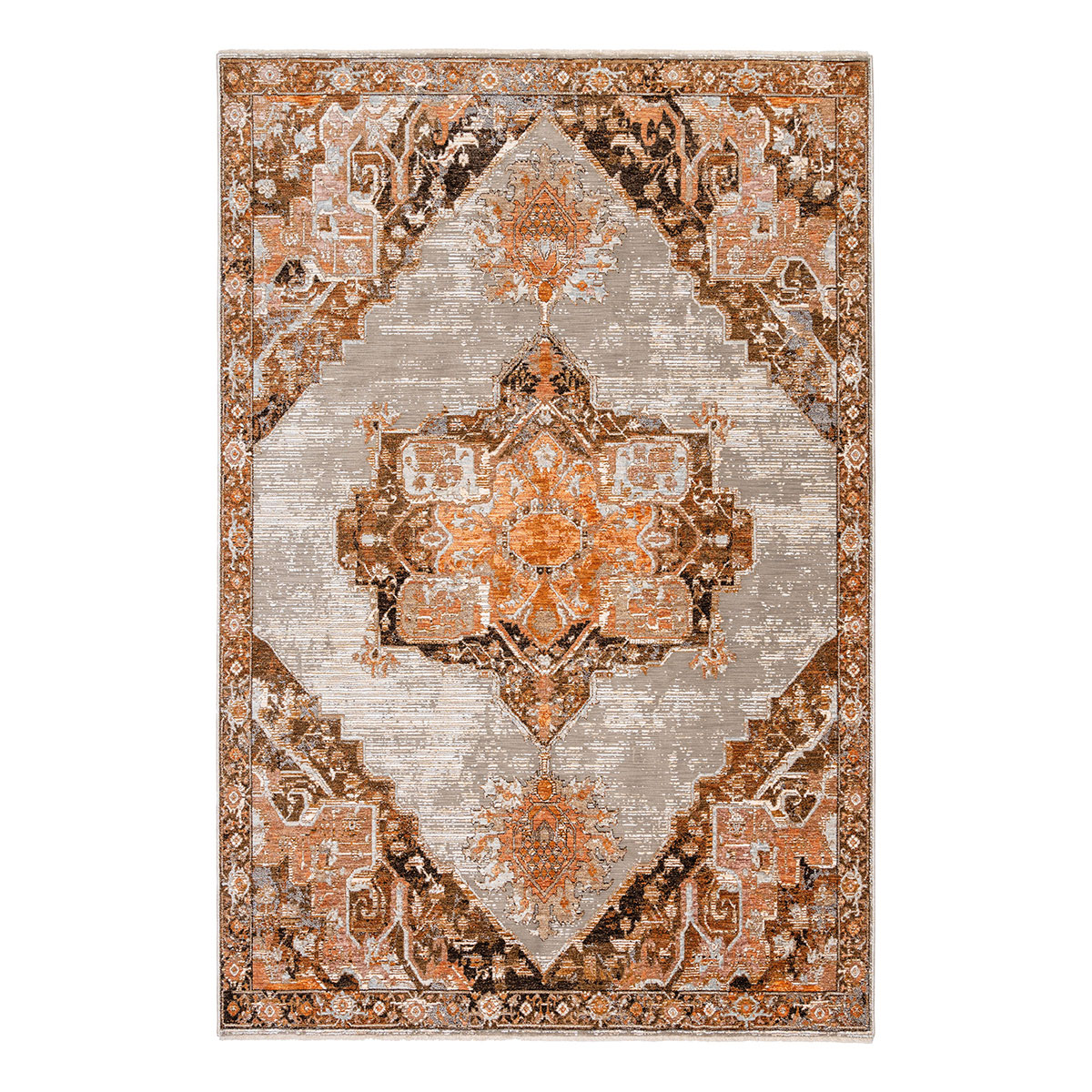 Χαλί (140x200) Βιοκαρπέτ Naf Naf Amaro S373A Brown