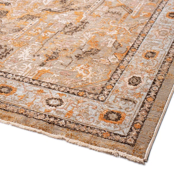 Χαλί (120x180) Βιοκαρπέτ Naf Naf Amaro S366B Brown/Multi Grey