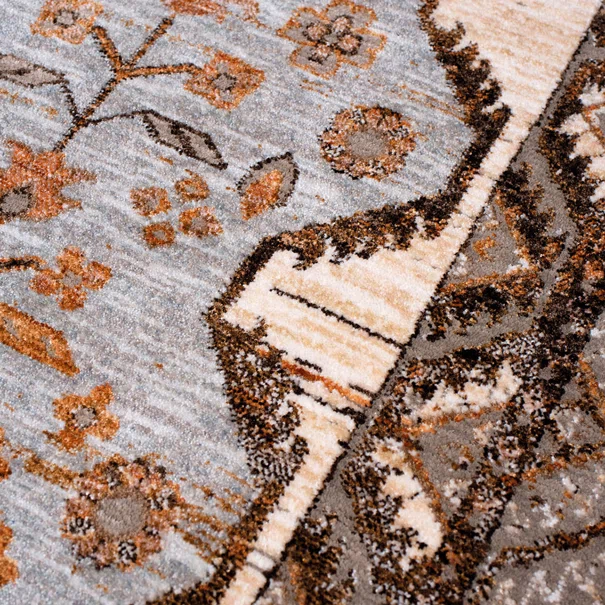 Χαλί Διαδρόμου (80x150) Βιοκαρπέτ Naf Naf Amaro 9381F Multi Grey/Brown