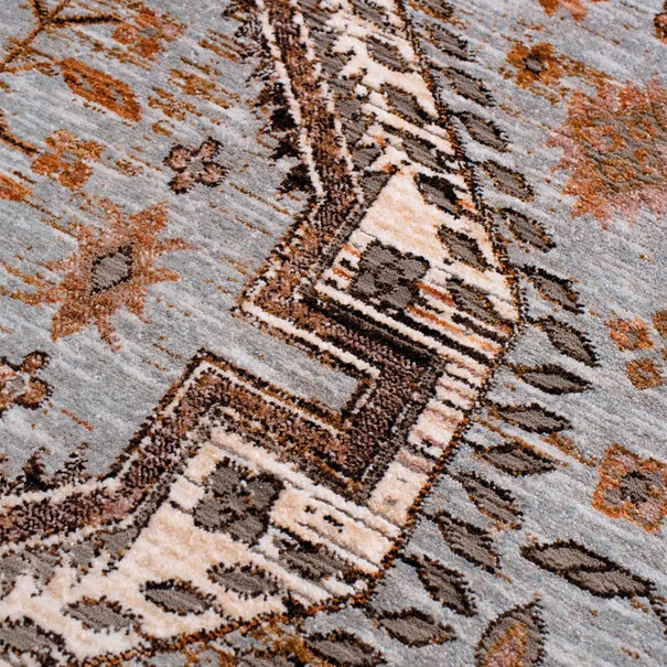 Χαλί Διαδρόμου (80x150) Βιοκαρπέτ Naf Naf Amaro 9381F Multi Grey/Brown