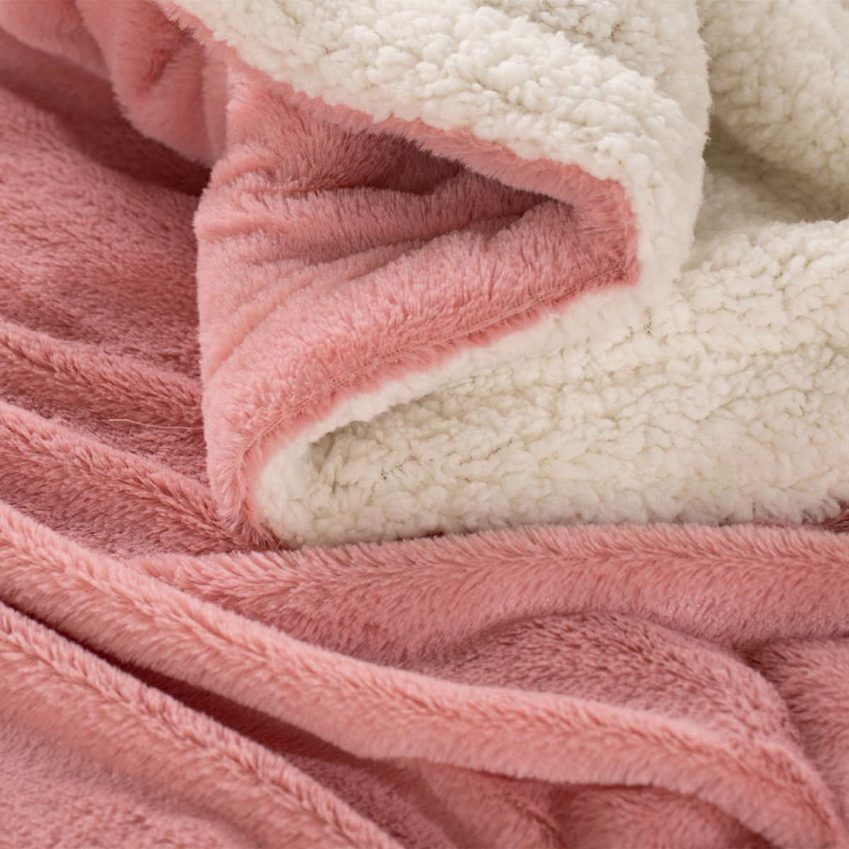 Κουβέρτα Fleece Αγκαλιάς με Γουνάκι (75X90) Anna Riska 2 Blush Pink Βρεφικά Προίκα Μωρού Κουβέρτες Βρεφικές Spitishop