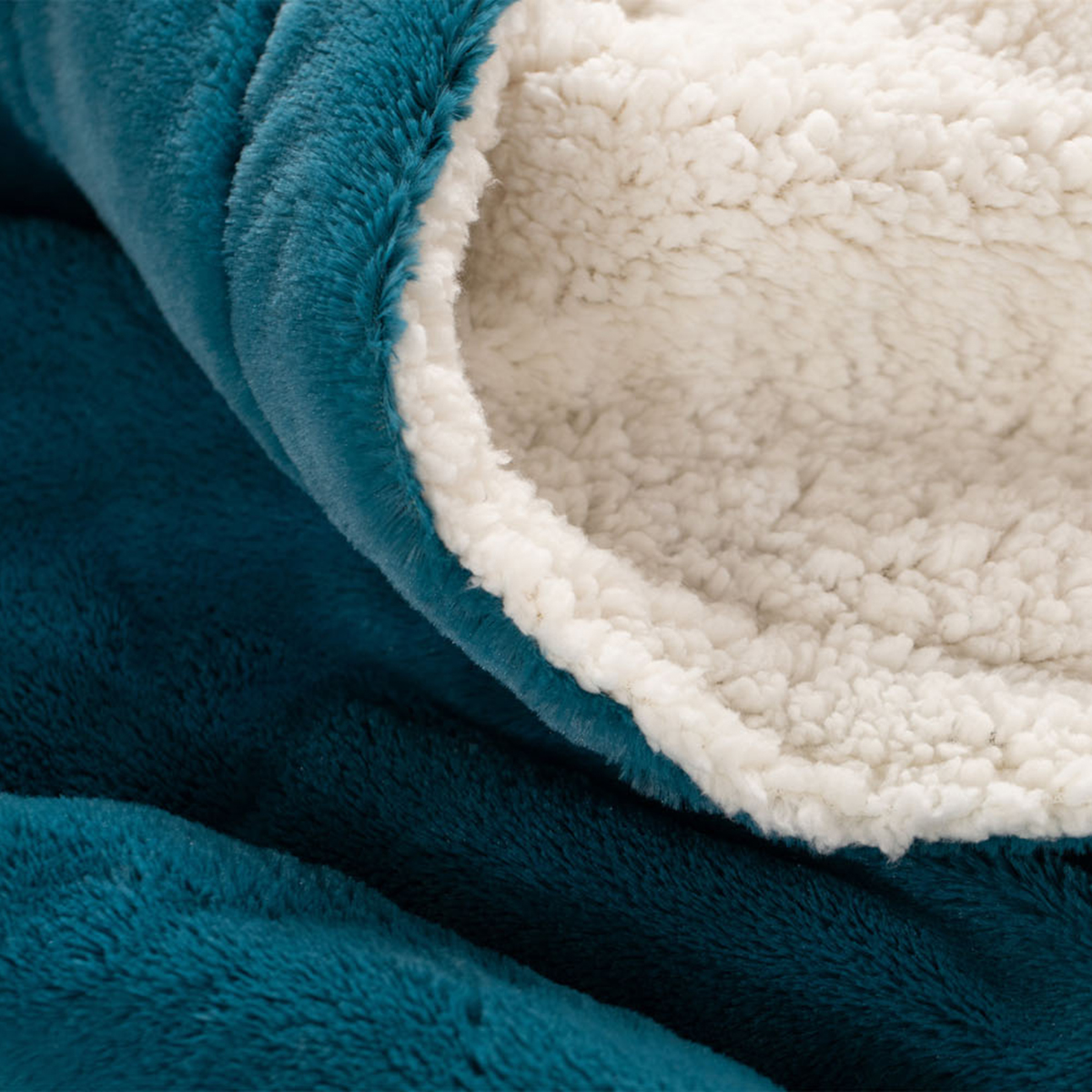 Κουβέρτα Fleece Αγκαλιάς με Γουνάκι (75X90) Anna Riska Heaven 3 Lake Blue Βρεφικά Προίκα Μωρού Κουβέρτες Βρεφικές Spitishop