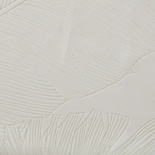 Σετ Κουρτίνες Παραθύρου (60x120) Με Τούνελ A-S Leaf White 185240B