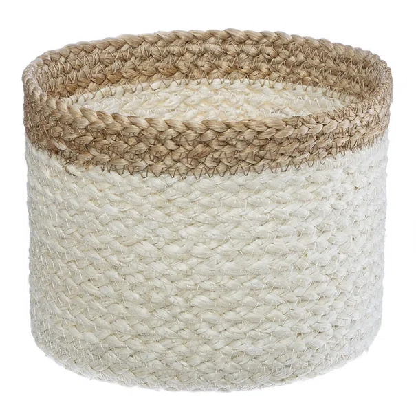Καλάθια Αποθήκευσης (Σετ 3τμχ) A-S Jute White 168413