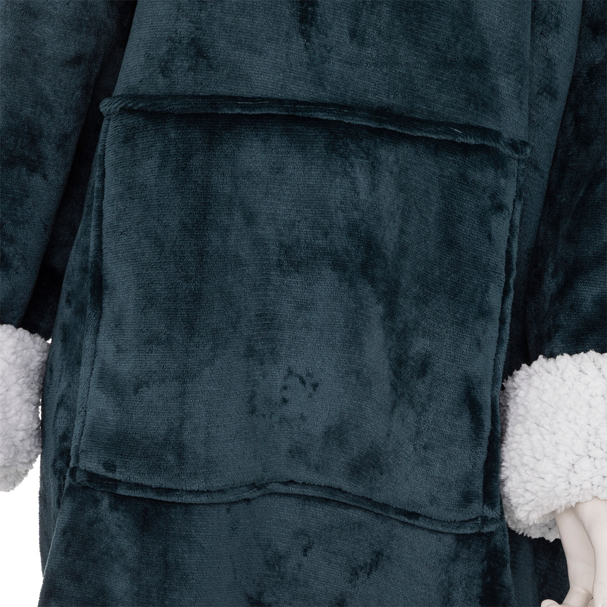 Fleece Φούτερ με Sherpa A-S Hoodie Egeen Ένδυση Γυναικεία Σπιτιού Γυναικείες Ρόμπες Spitishop