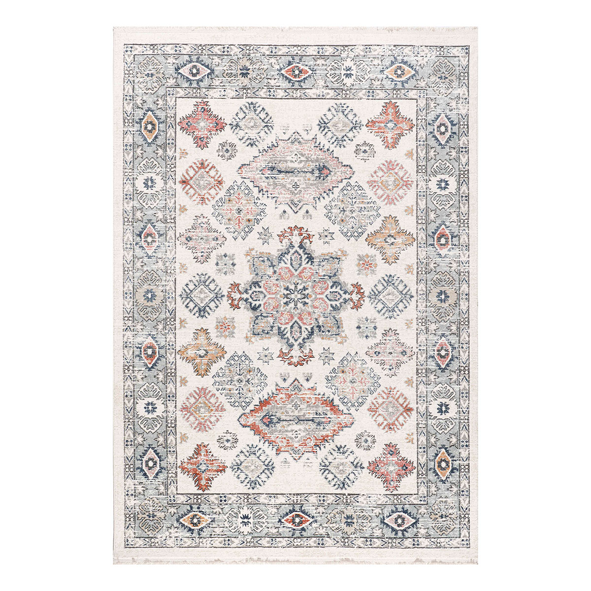 Χαλί (165X230) Polcarpet Bohemian 38462 Cream Aqua Χαλιά Σαλονιού Χειμερινά Boho Spitishop