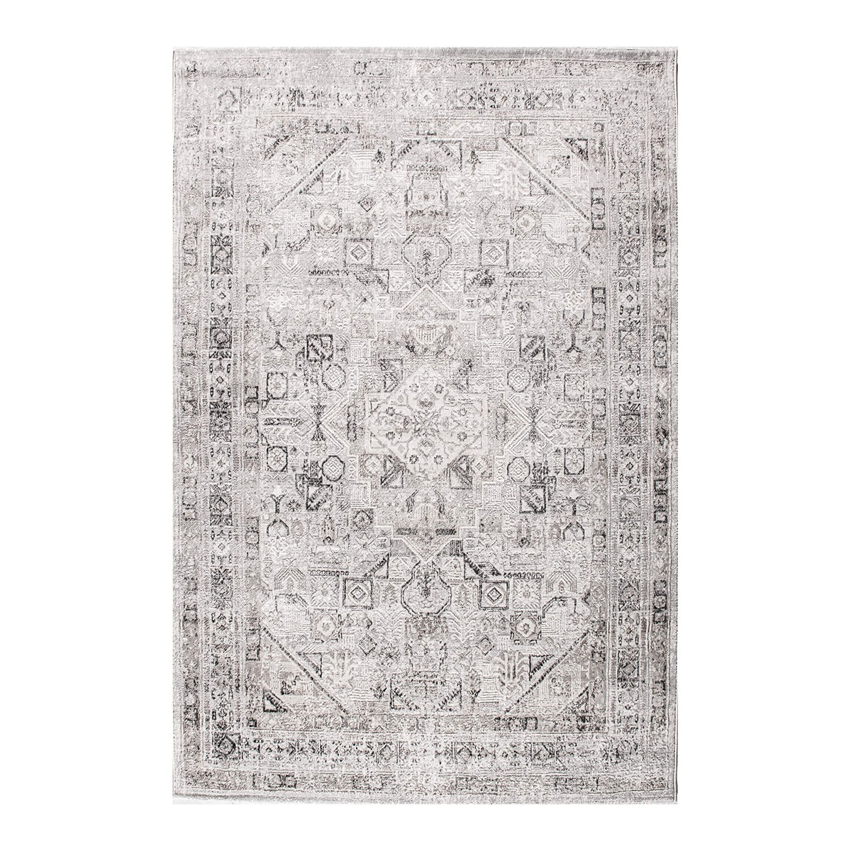 Χαλί (160X230) Polcarpet Cadence Celeste 9856 Beige Grey Χαλιά Σαλονιού Χειμερινά Boho Spitishop