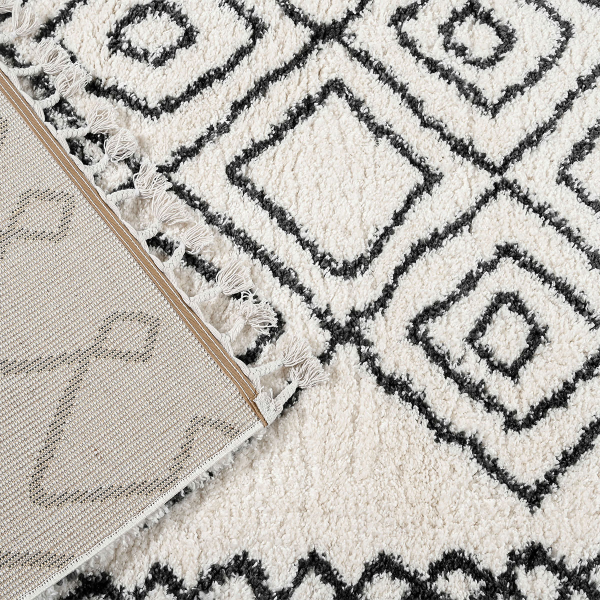 Χαλί (165X230) Polcarpet Soft Shaggy 590 Cream Χαλιά Σαλονιού Χειμερινά Spitishop