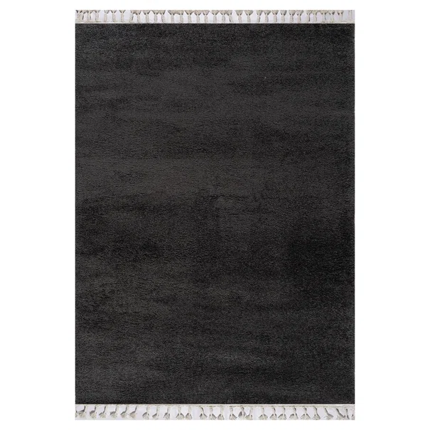 Χαλιά Κρεβατοκάμαρας (Σετ 3τμχ) Polcarpet Soft Shaggy Anthracite
