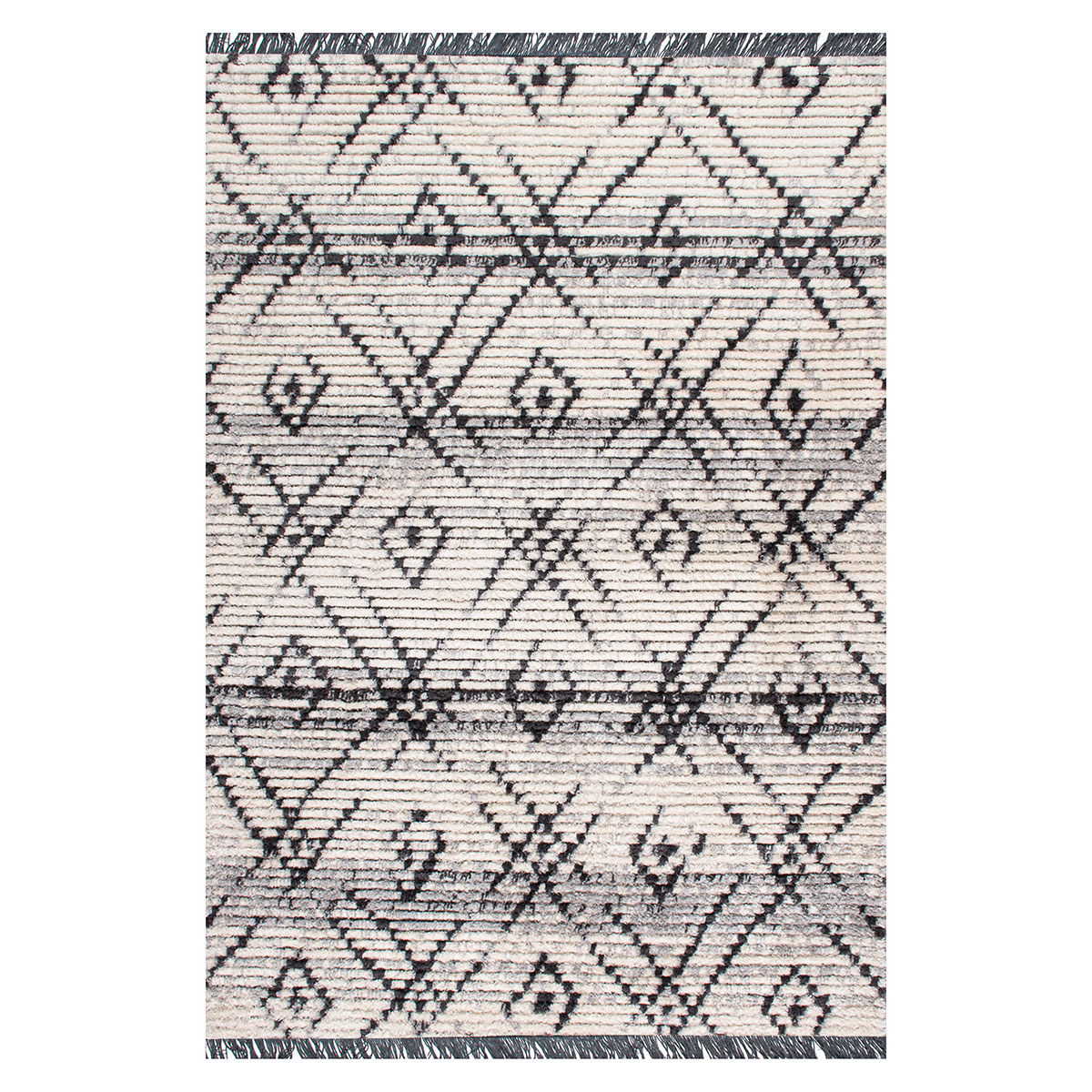 Χαλί (200x280) Polcarpet Soho 395 Beige/D.Grey