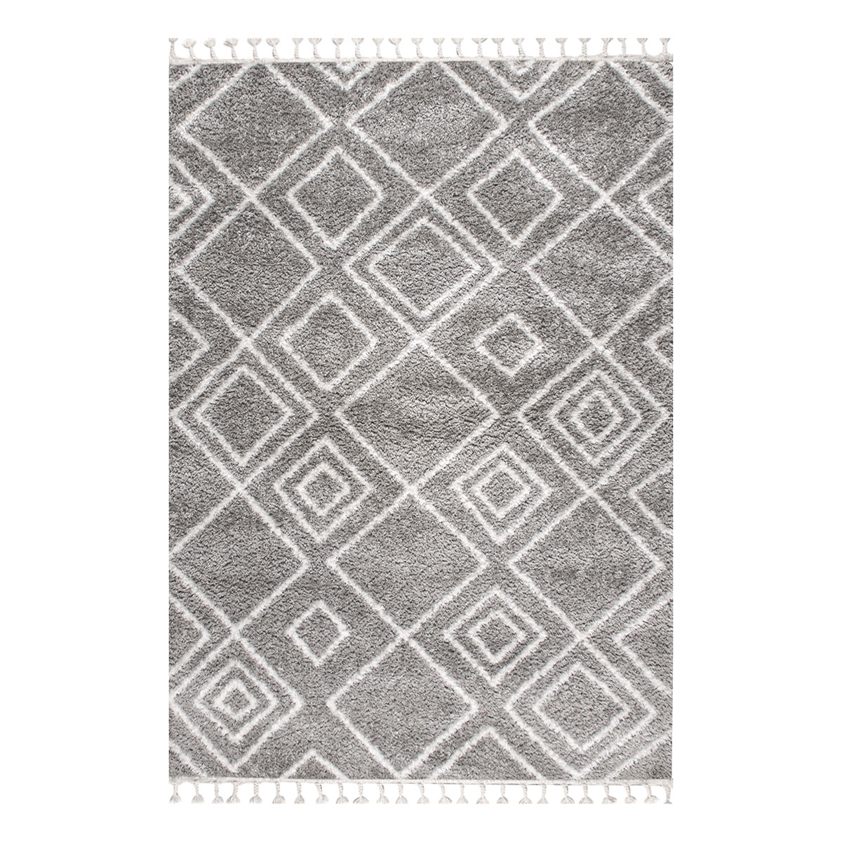 Χαλί (200x280) Polcarpet Silky Shaggy 602 D.Grey
