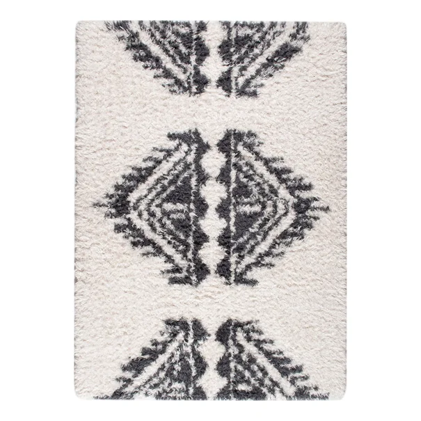 Χαλί (160x230) Polcarpet New Flokati 374 Beige/D.Grey