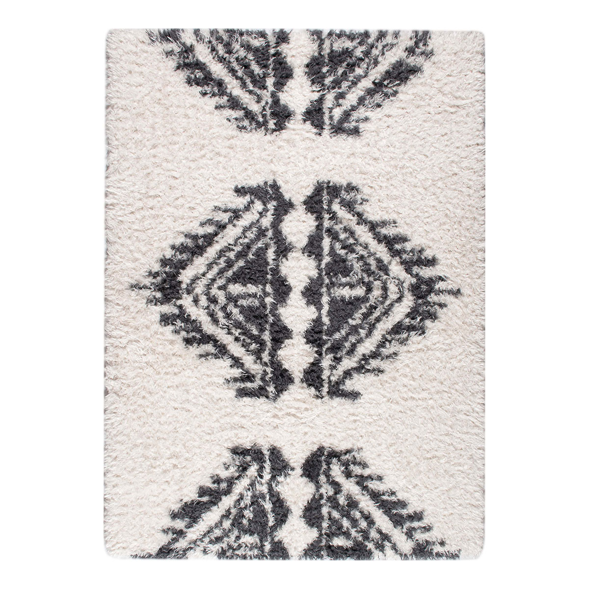 Χαλί (200x280) Polcarpet New Flokati 374 Beige/D.Grey
