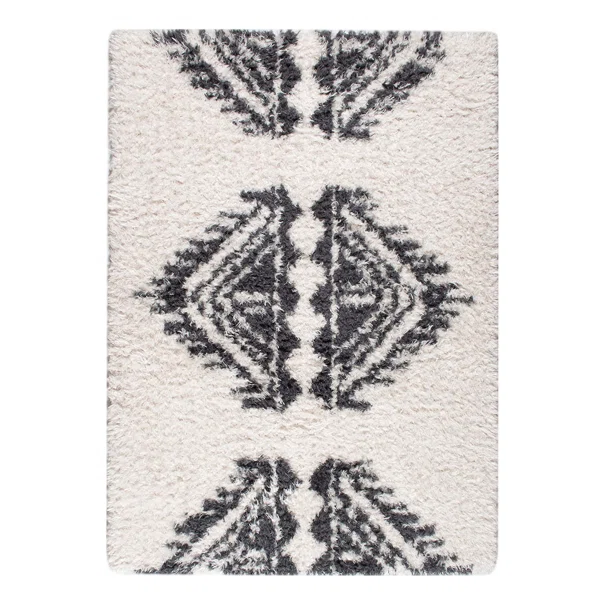 Χαλί (200x280) Polcarpet New Flokati 374 Beige/D.Grey