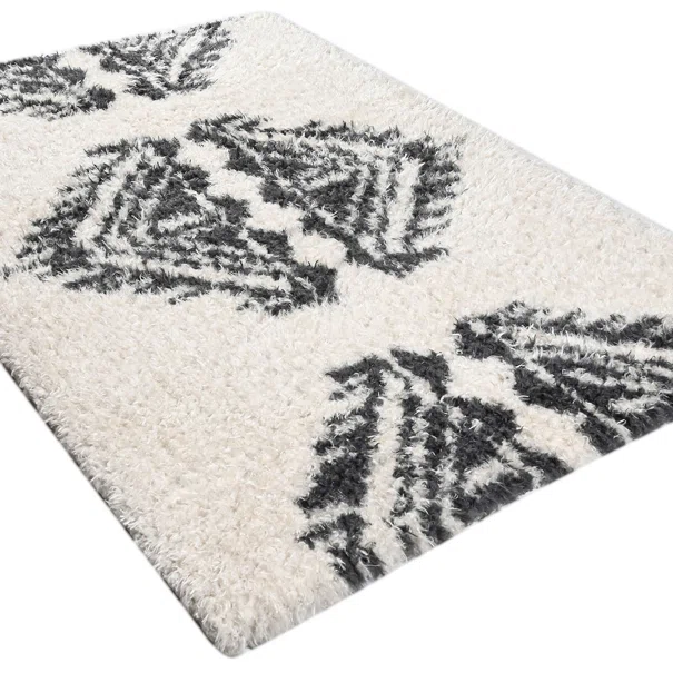 Χαλί (200x280) Polcarpet New Flokati 374 Beige/D.Grey
