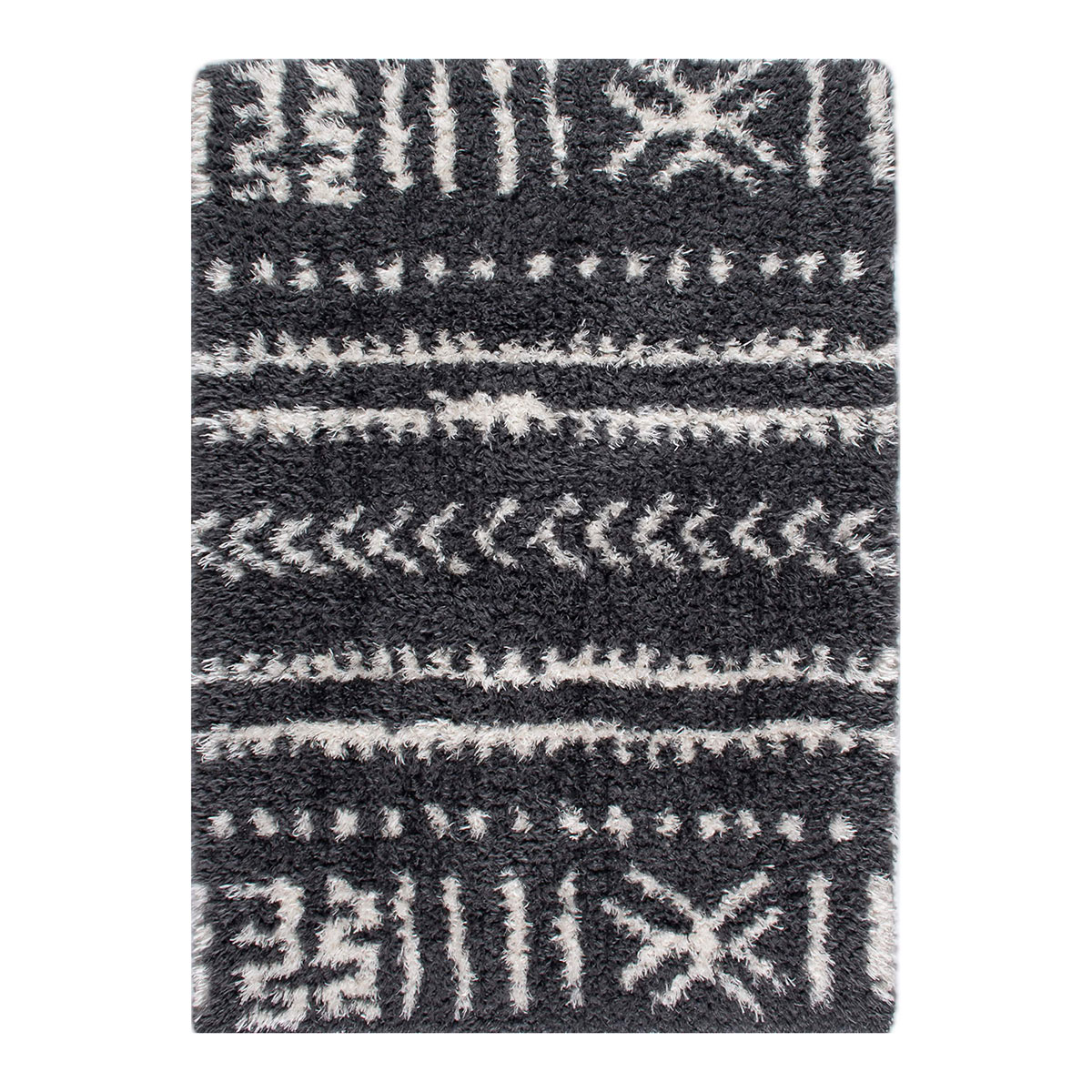 Χαλί (160x230) Polcarpet New Flokati 383 D.Grey/Beige