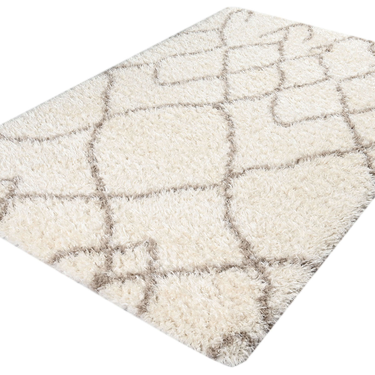 Χαλί (200X280) Polcarpet New Flokati 587 Beige Χαλιά Σαλονιού Χειμερινά Shaggy Spitishop