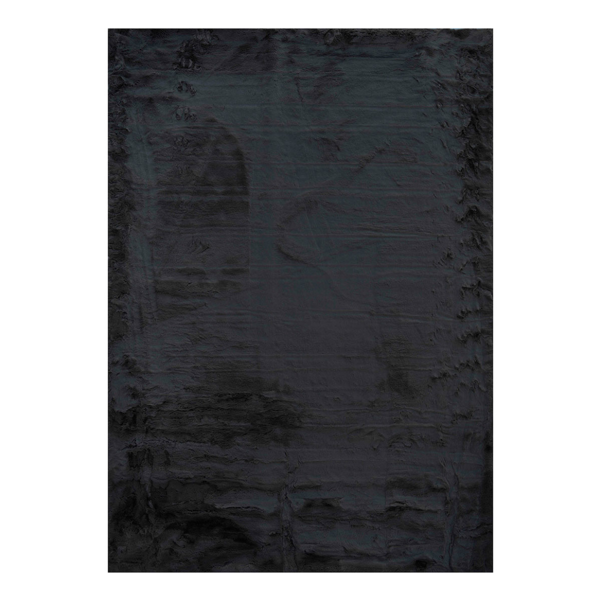 Χαλί Γούνινο (160X230) Polcarpet Rabbit Black Χαλιά Σαλονιού Χειμερινά Γούνινα Spitishop