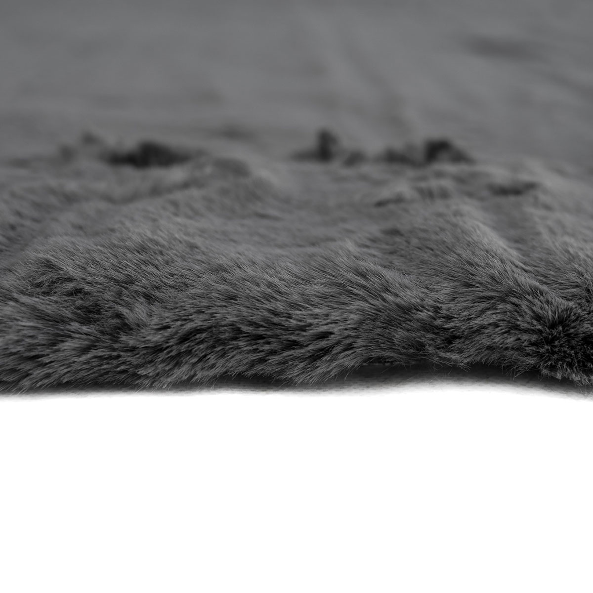 Χαλί Γούνινο (160x230) Polcarpet Rabbit D.Grey