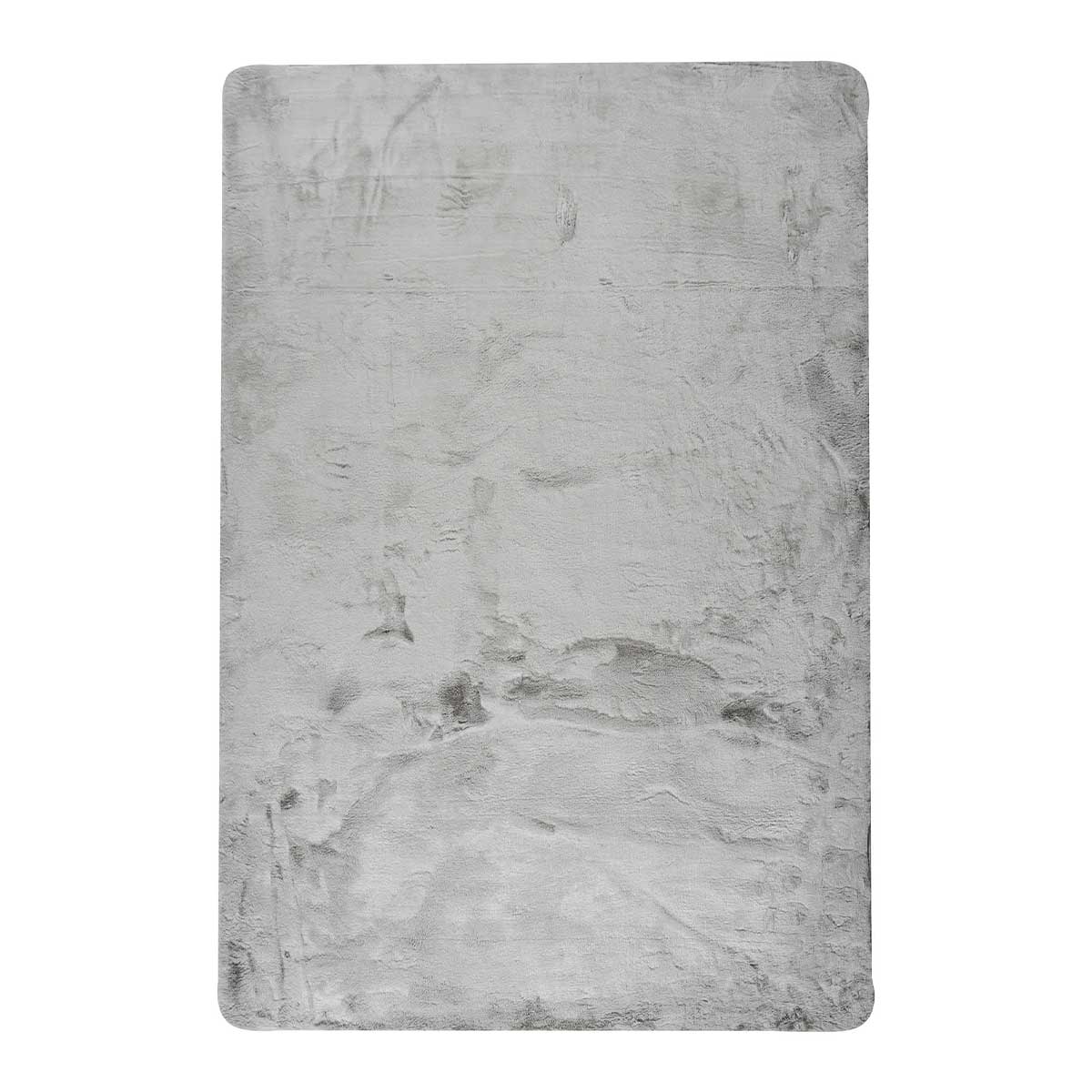 Χαλί Διαδρόμου Γούνινο (80x150) Polcarpet Rabbit Silver