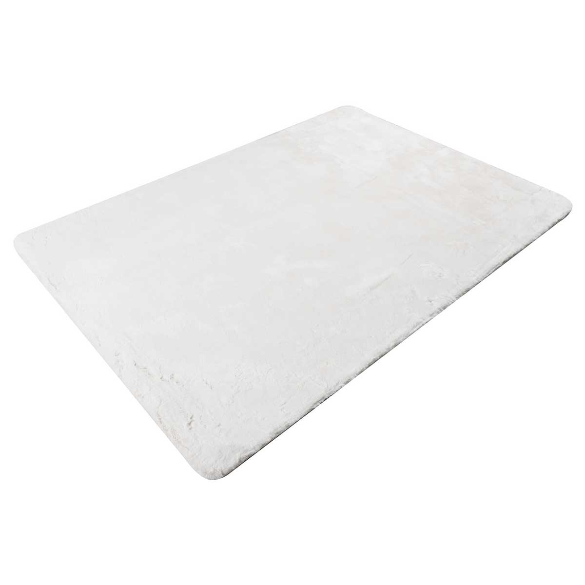Χαλί Διαδρόμου Γούνινο (80X150) Polcarpet Rabbit Animal Shape White Χαλιά Διάδρομοι Spitishop