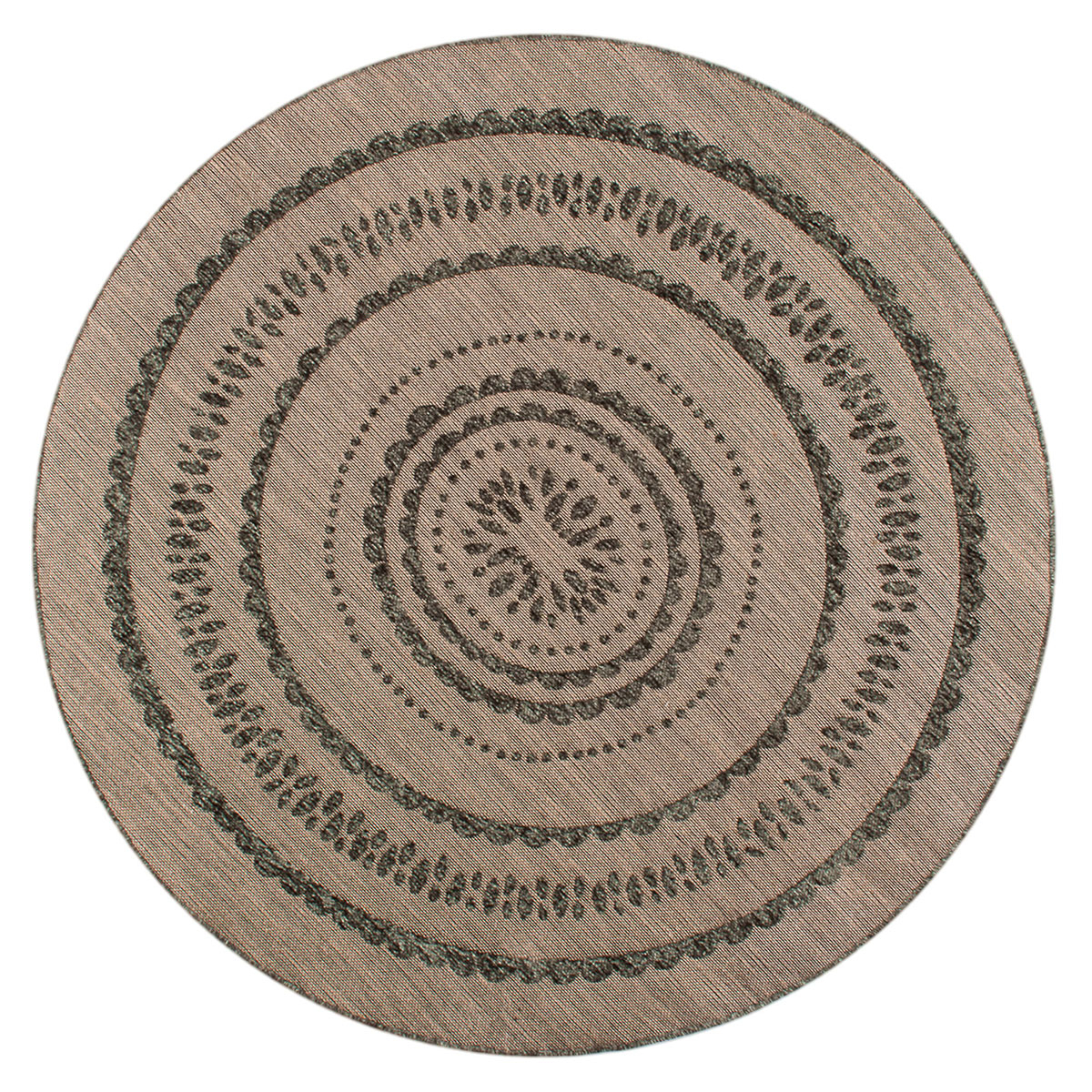Στρογγυλό Χαλί All Season (Φ130) Polcarpet Gloria Marakes G009 Green Χαλιά Σαλονιού Spitishop