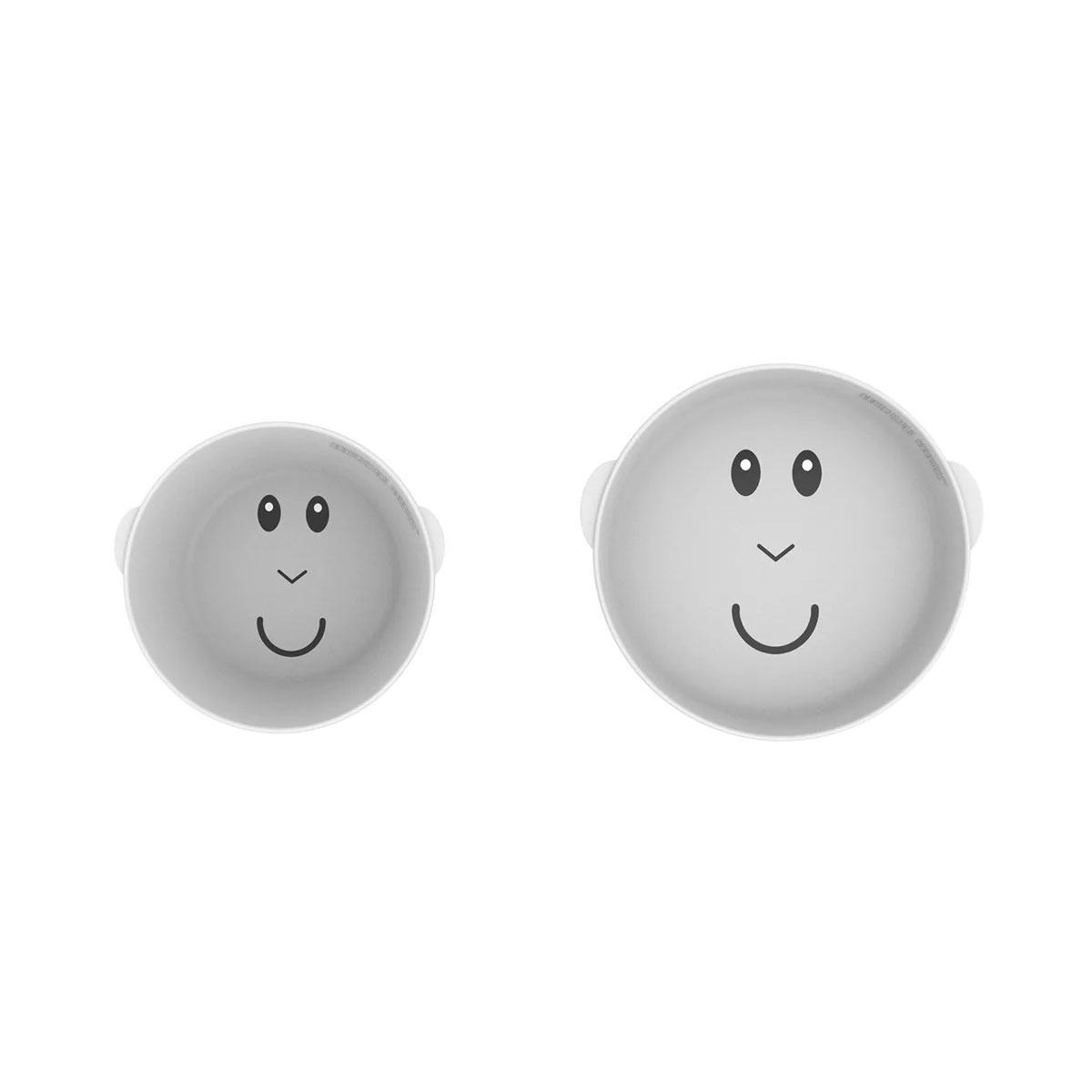 Παιδικό Σετ Φαγητού 2τμχ Matchstick Monkey Plate & Bowl Cool Grey