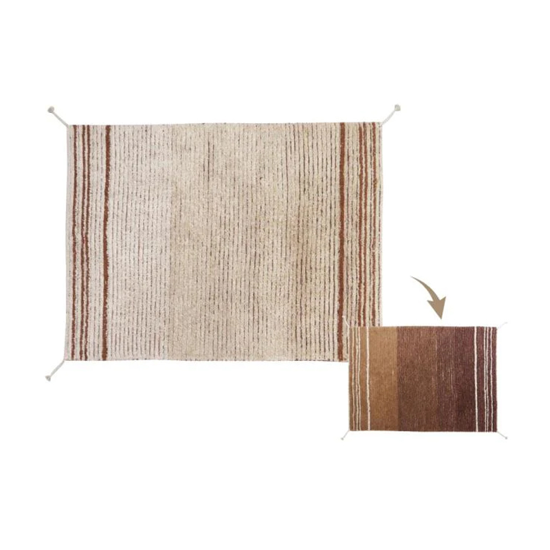Χαλί All Season 2 Όψεων (120x160) Lorena Canals Twin Toffee