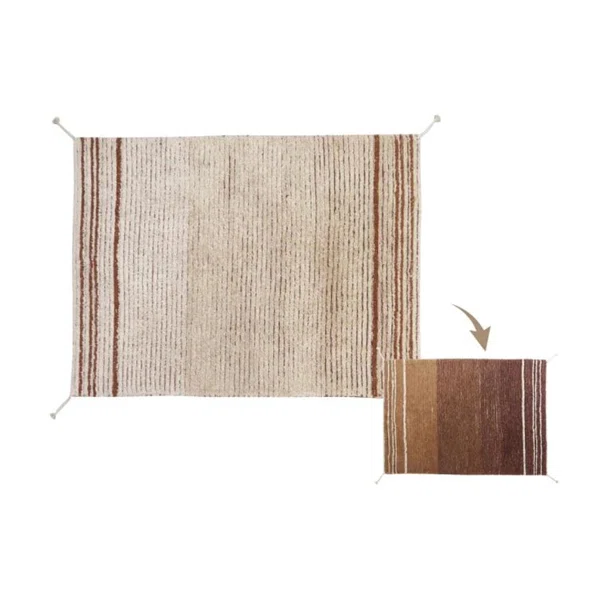 Χαλί All Season 2 Όψεων (120x160) Lorena Canals Twin Toffee