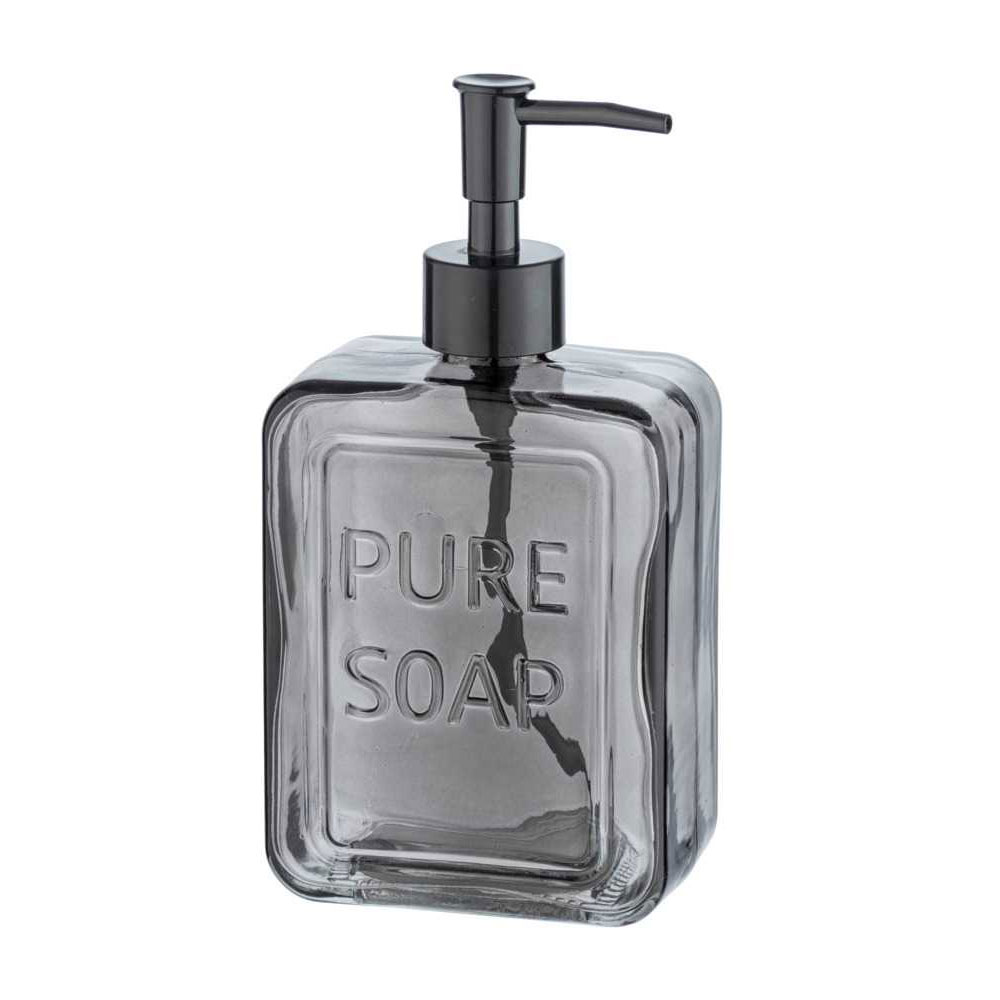 Dispenser Μπάνιου 550ml (9.5x6x20) Wenko Pure Soap Grey 24713100