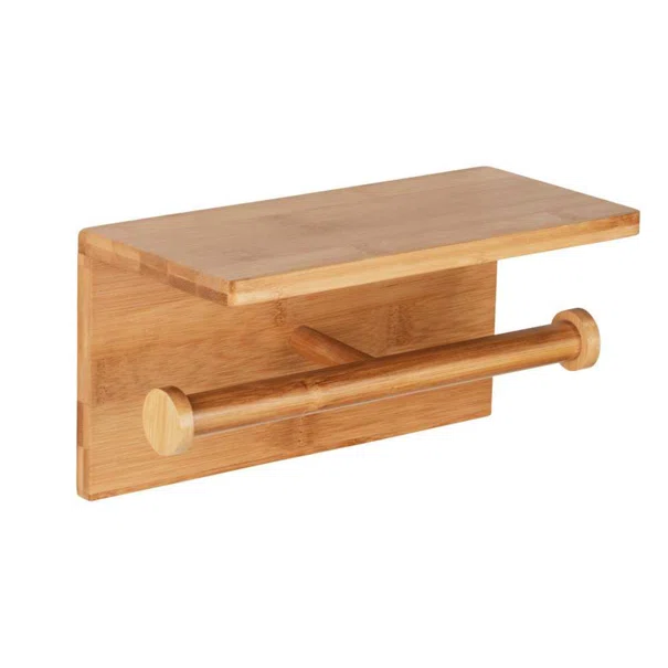 Χαρτοθήκη 2 Θέσεων (25x13x12) Wenko Duo Bambusa 24745100