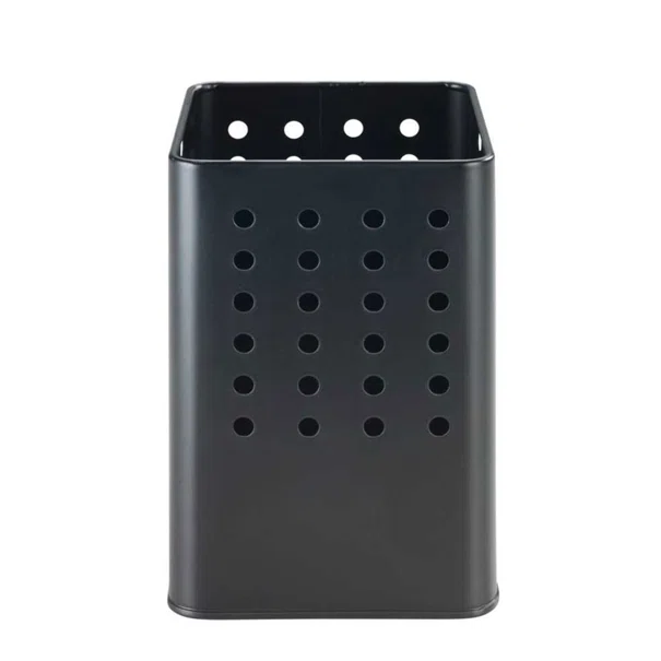 Κουταλοθήκη (11.5x11.5x16.5) Wenko Silio Black 54017100