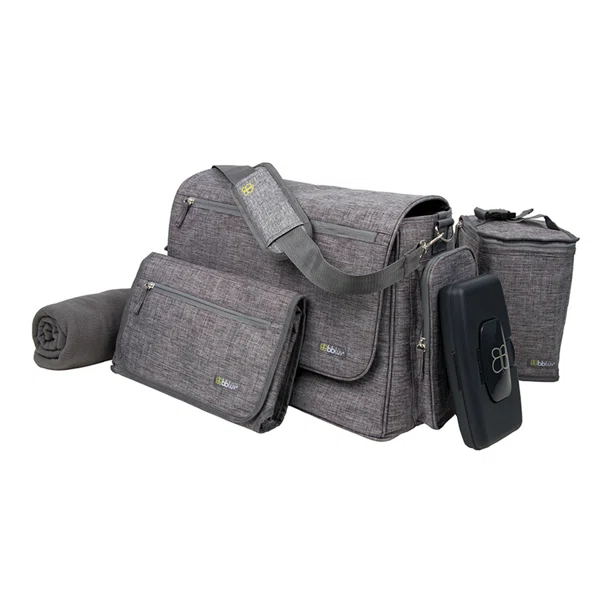 Τσάντα Αλλαξιέρα Με 4 Αξεσουάρ Bbluv Ultra Heather Grey