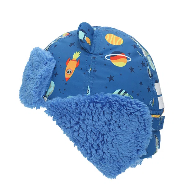 Παιδικό Αδιάβροχο Σκουφάκι Trapper Hat FlapjackKids Dino Large