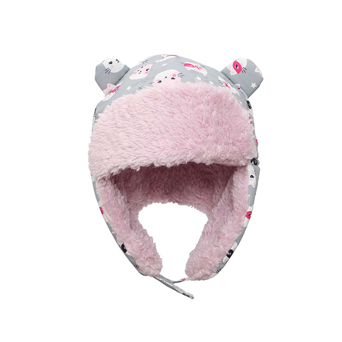 Παιδικό Αδιάβροχο Σκουφάκι Trapper Hat FlapjackKids Cat Large